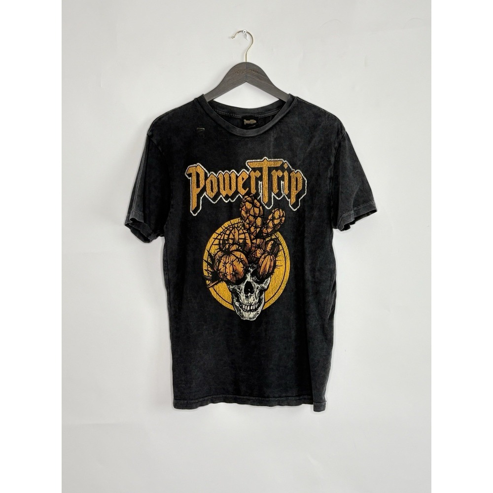 2023 Power Trip Music Festival T-Shirt Indio, CA, Sz Medium Desert Cactus Skull